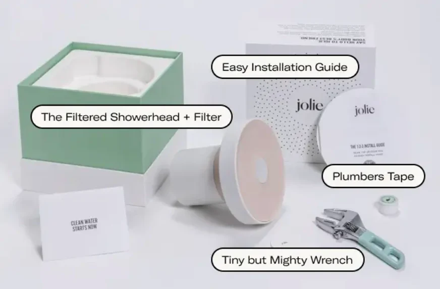 Brushed Steel Filtered Showerhead - Image 4